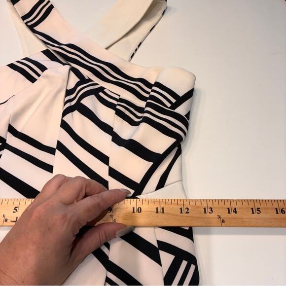 KEEPSAKE the Label Cross Neck Halter Geometric Print Jumpsuit XXS - Picture 10 of 12